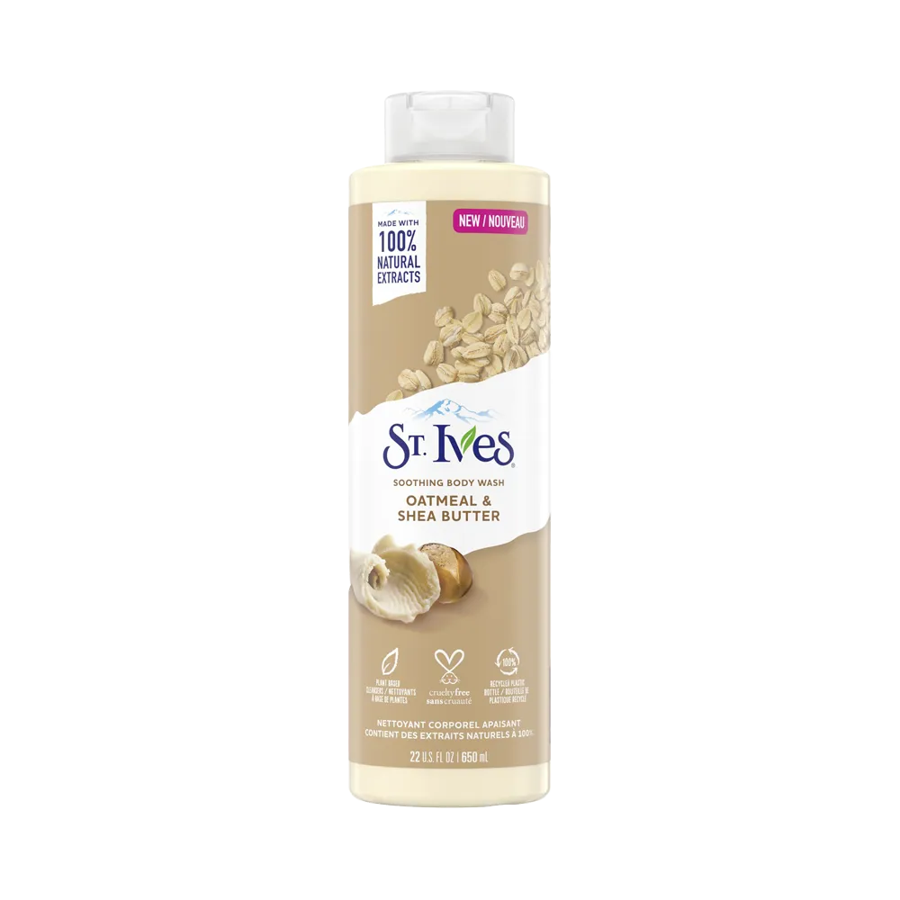 ST. Ives Oatmeal & Shea Butter Soothing Body Wash - 650 ml thumbnail 2