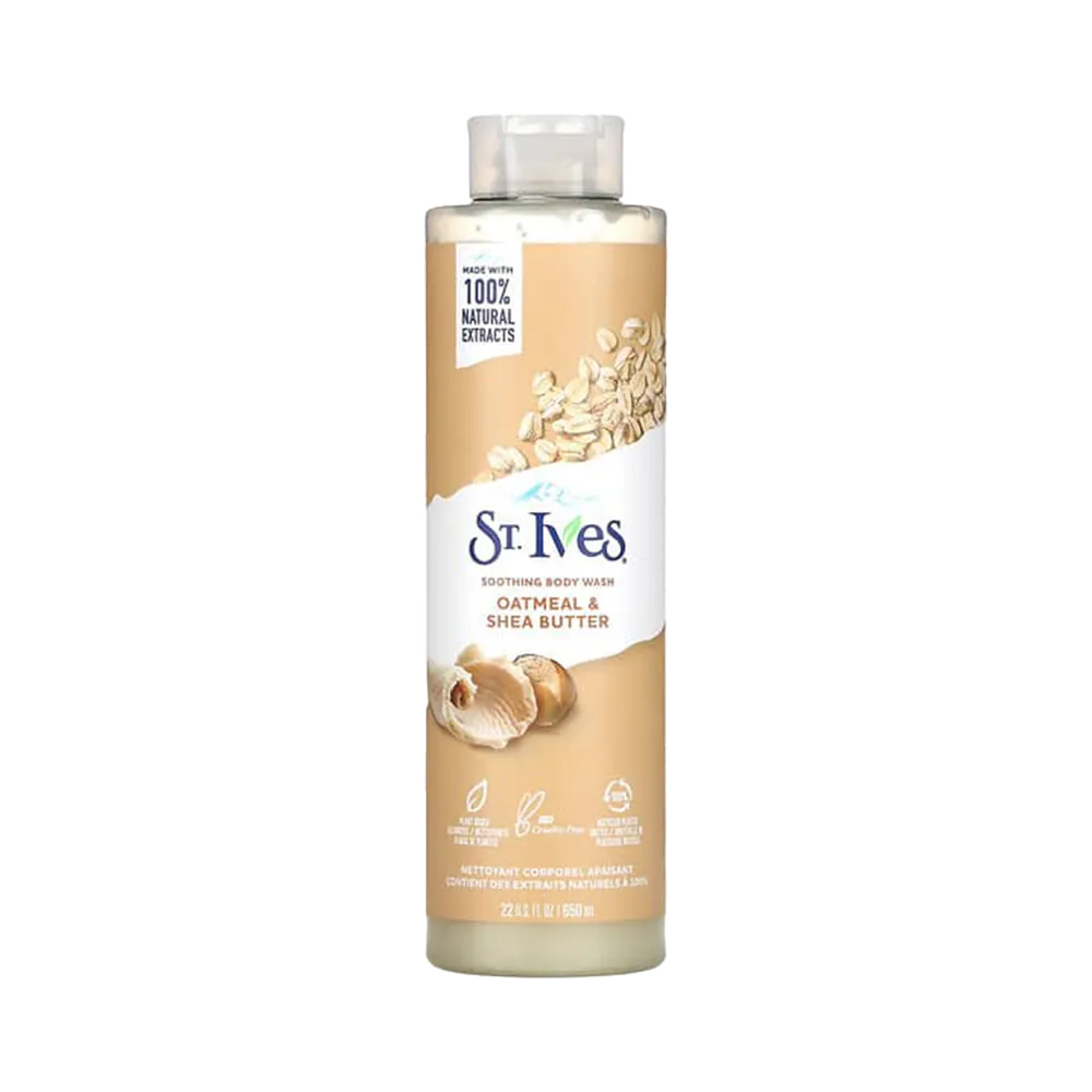 ST. Ives Oatmeal & Shea Butter Soothing Body Wash - 650 ml thumbnail 3