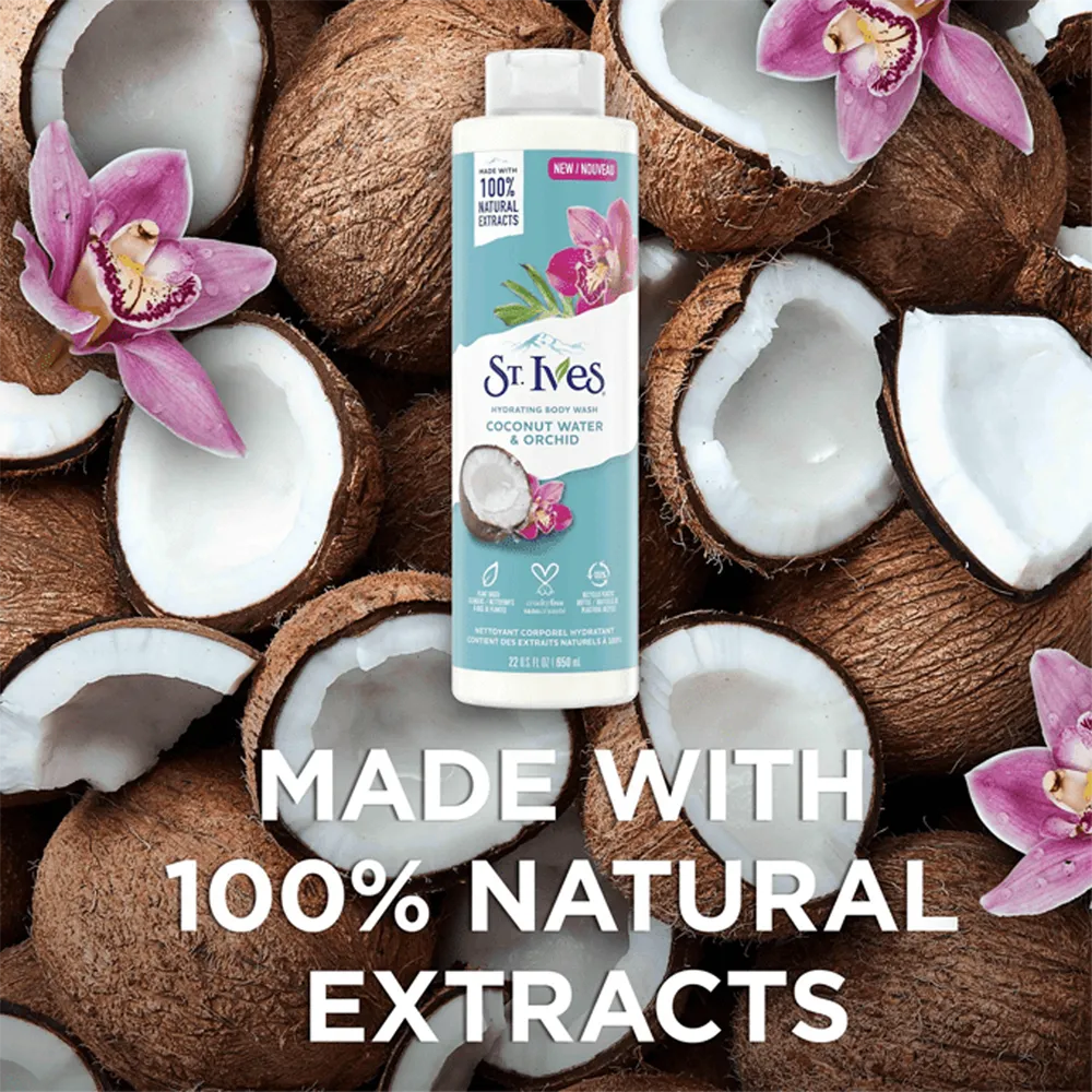ST. Ives Coconut Water & Orchid Hydrating Body Wash  - 650 ml thumbnail 3