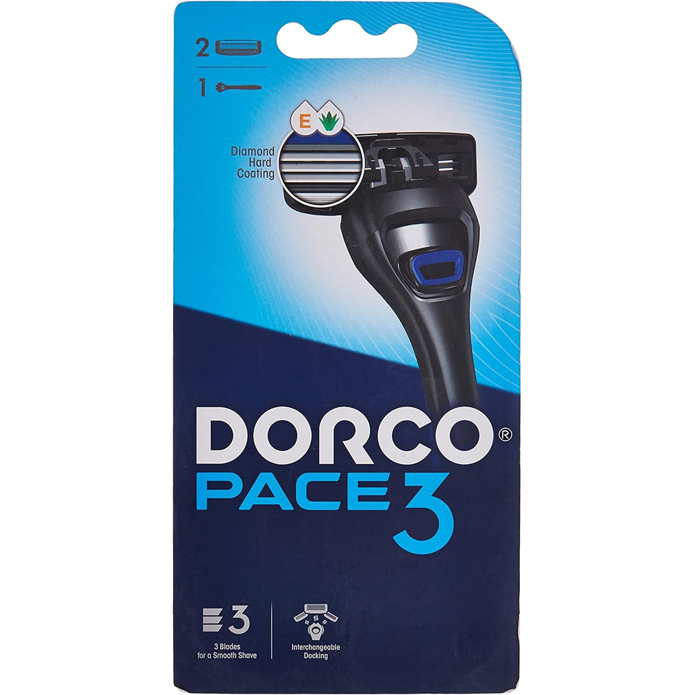 Dorco Pace 3 Razor - 2 Cartridges thumbnail 1