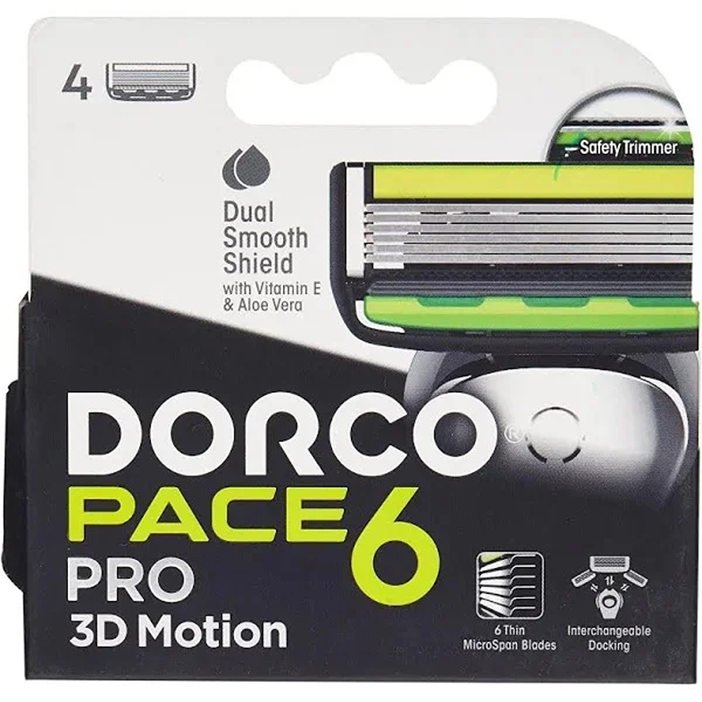 Dorco Pace 6 Pro 3D Motion Cartridges - 4 pcs thumbnail 1