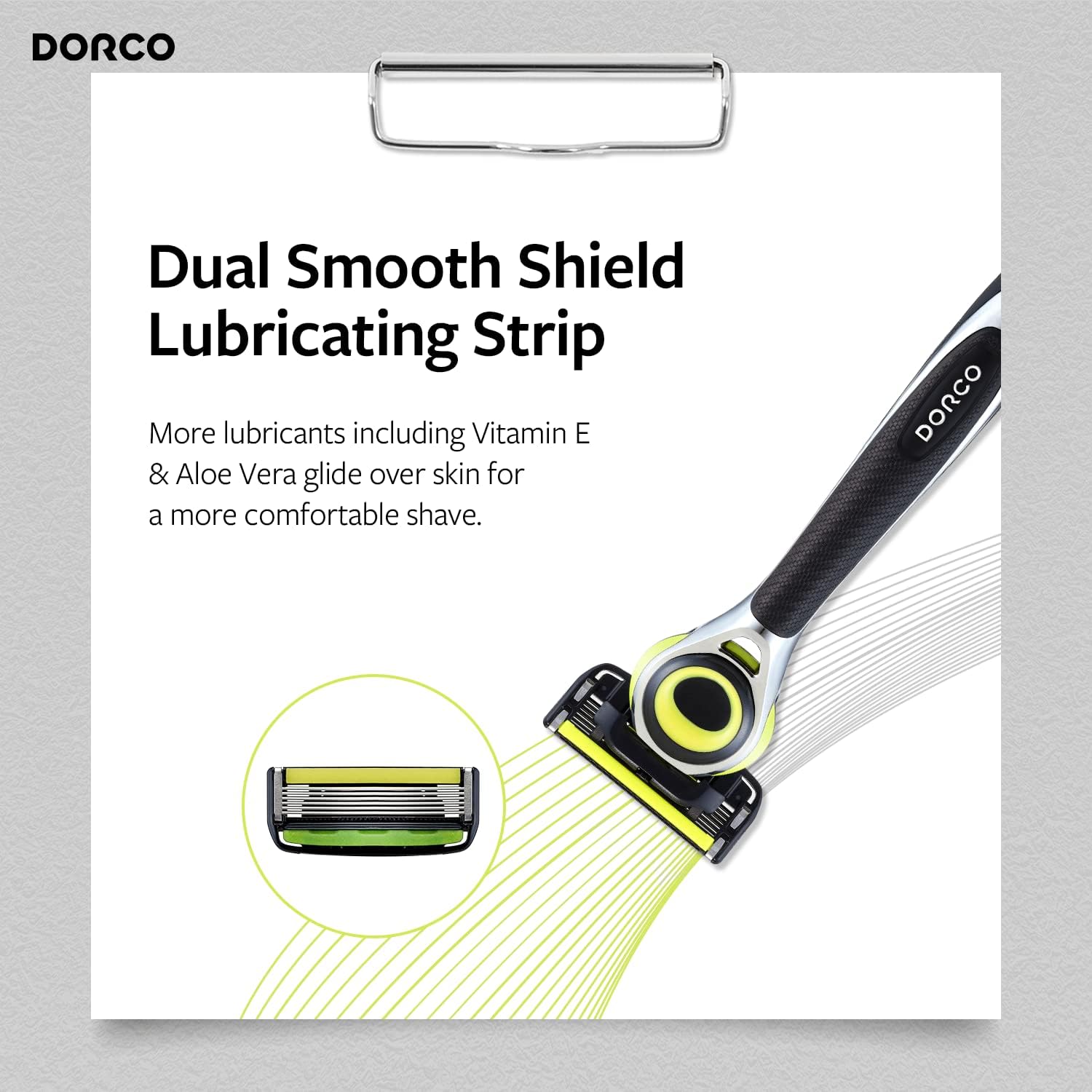 Dorco Pace 6 Pro Razor - 2 Cartridges thumbnail 4
