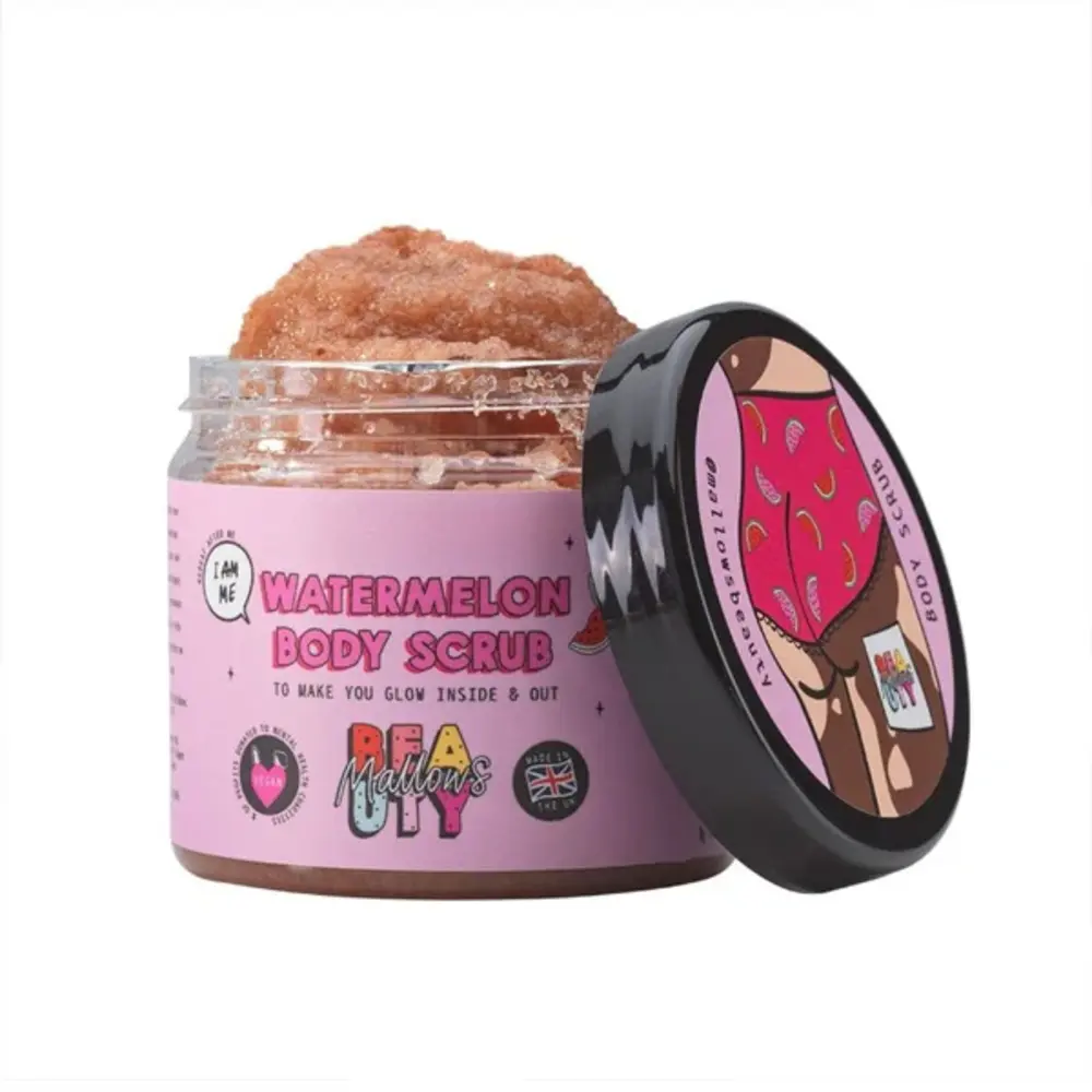 Mallows Beauty Watermelon Pink Body Scrub - 250 g thumbnail 1