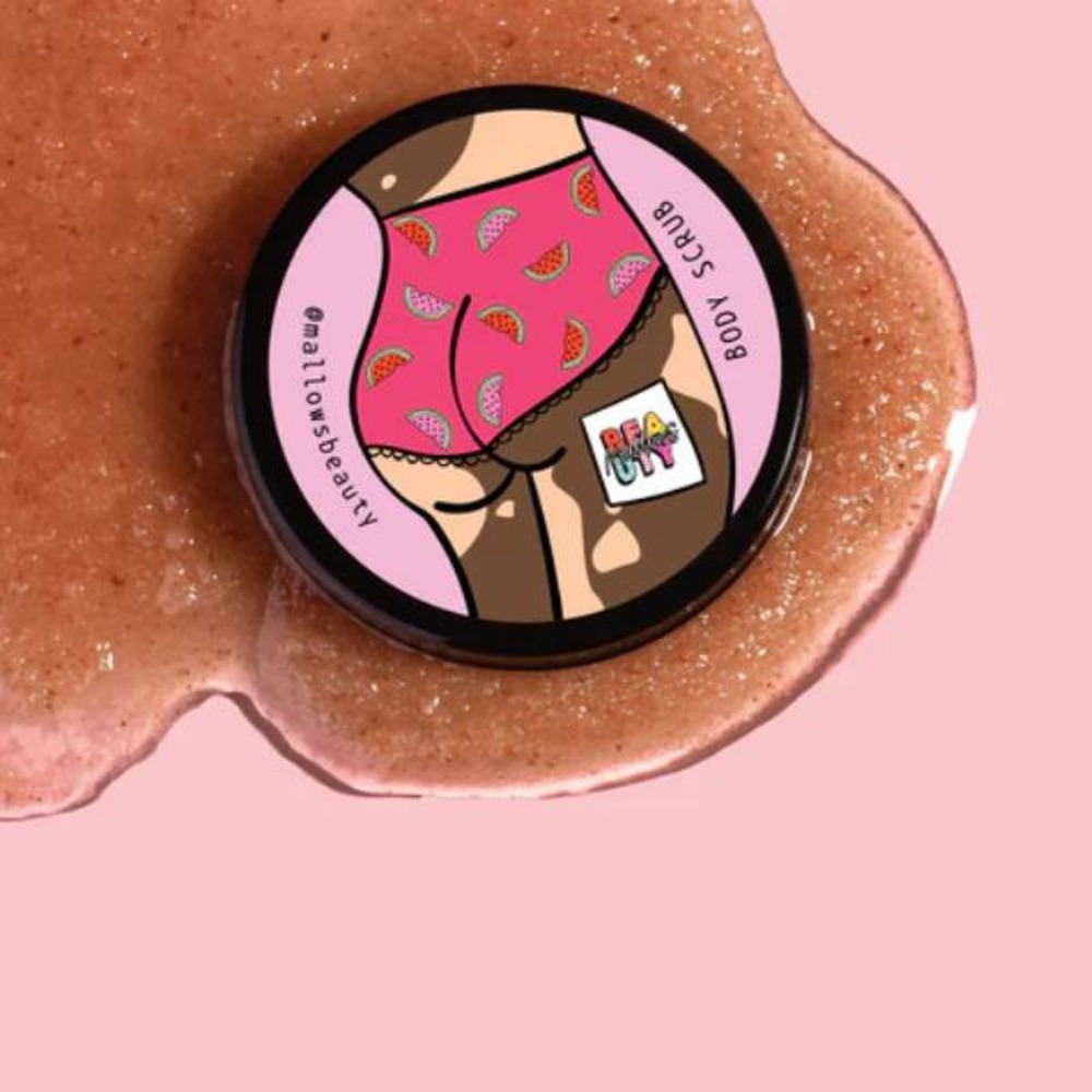 Mallows Beauty Watermelon Pink Body Scrub - 250 g thumbnail 2