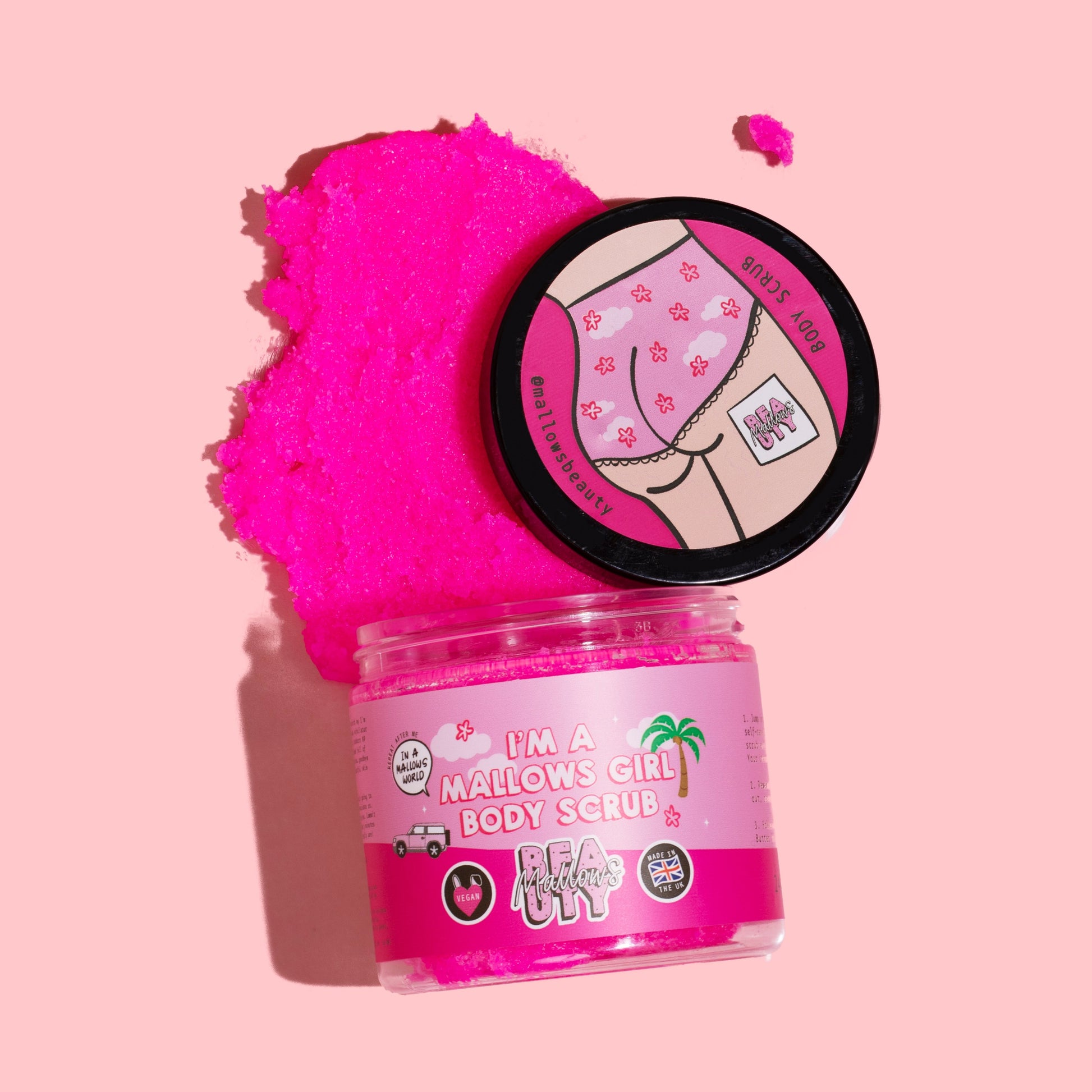 Mallows Beauty I'm a Mallows Girl Body Scrub - 240 g thumbnail 4
