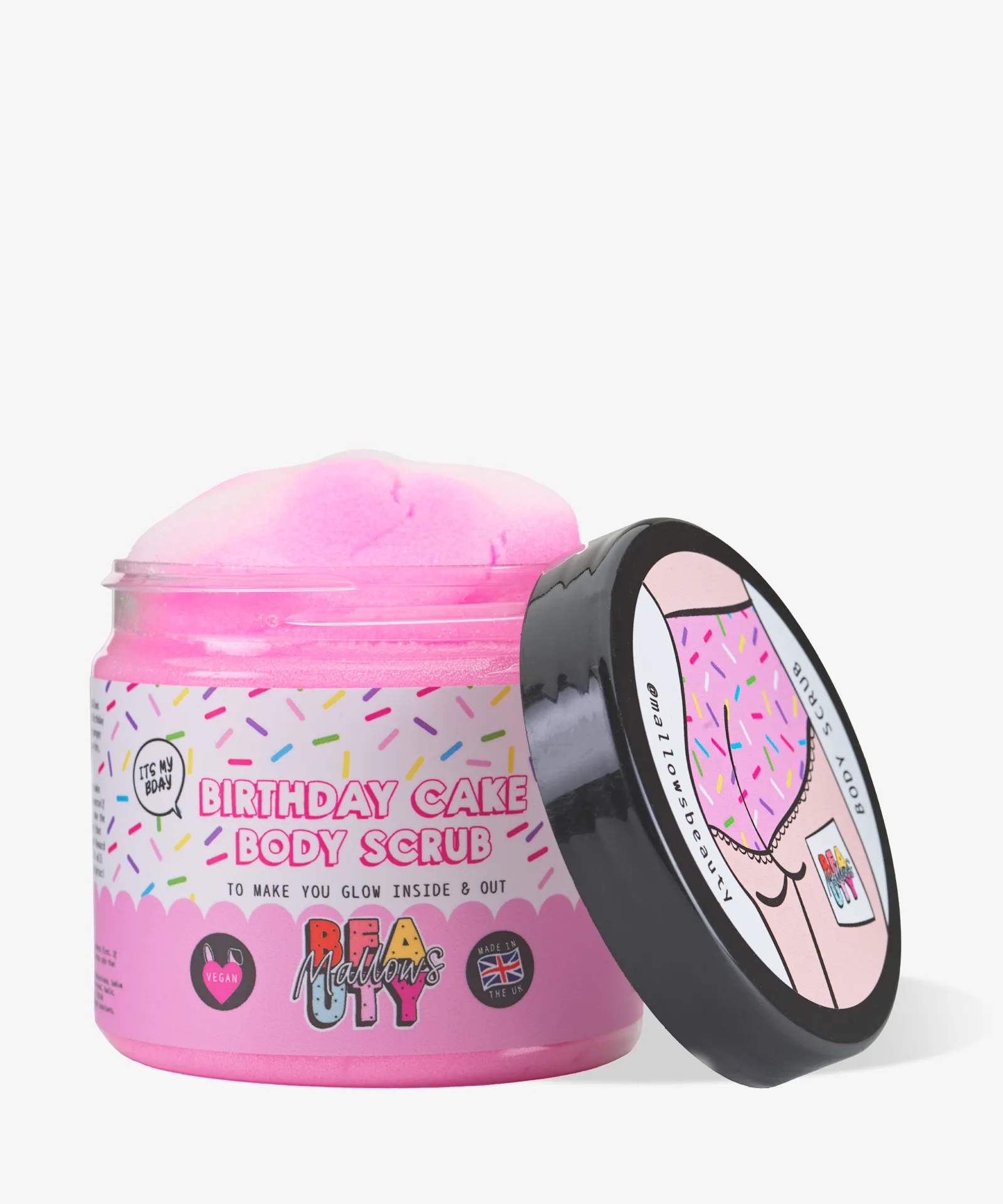Mallows Beauty Birthday Cake Body Scrub - 200 g thumbnail 1
