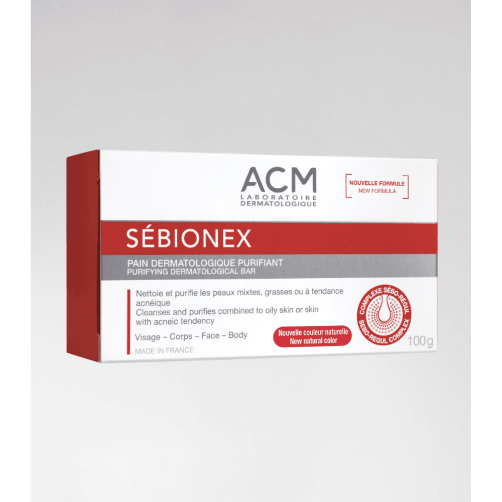 ACM Sebionex Purifying Dermatological Bar - 100 g thumbnail 1