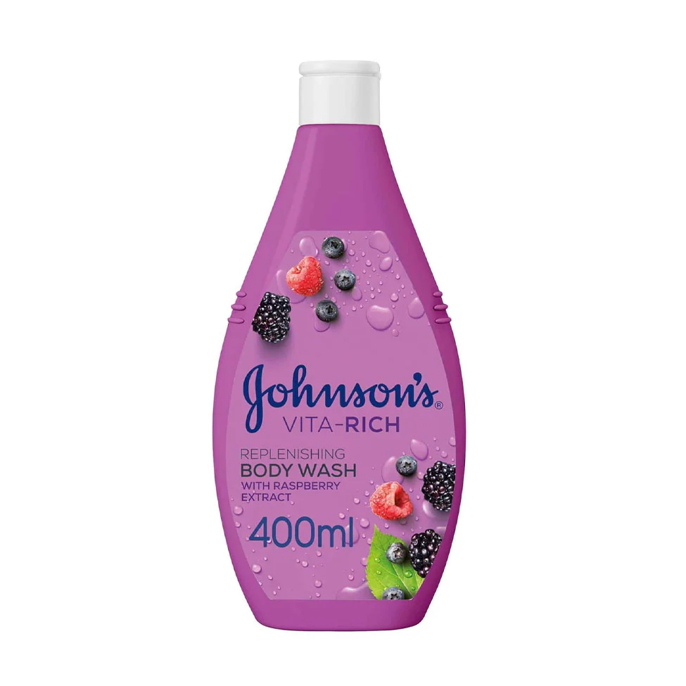 Johnson's Vita Rich Body Wash with Raspberry Extract - 400 ml thumbnail 1