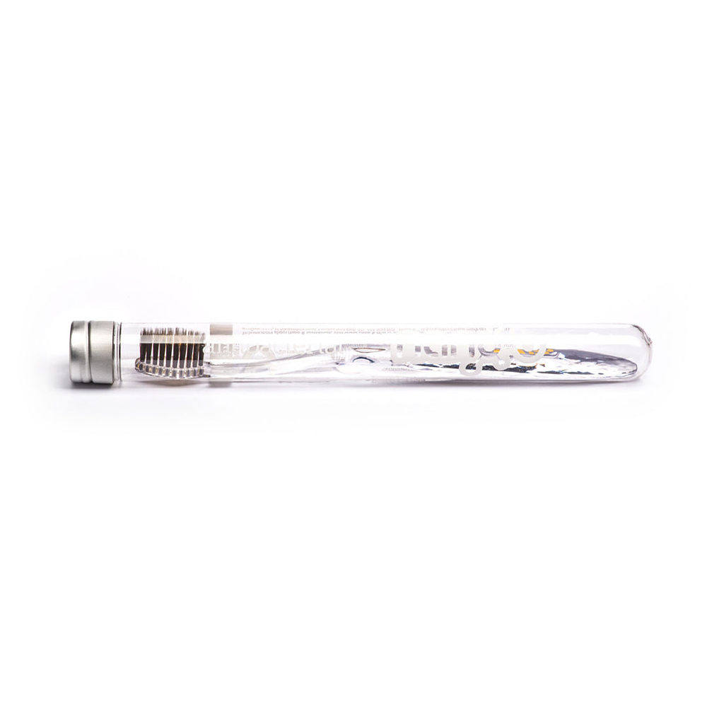 nano-b Gold & Charcoal Toothbrush Soft thumbnail 1