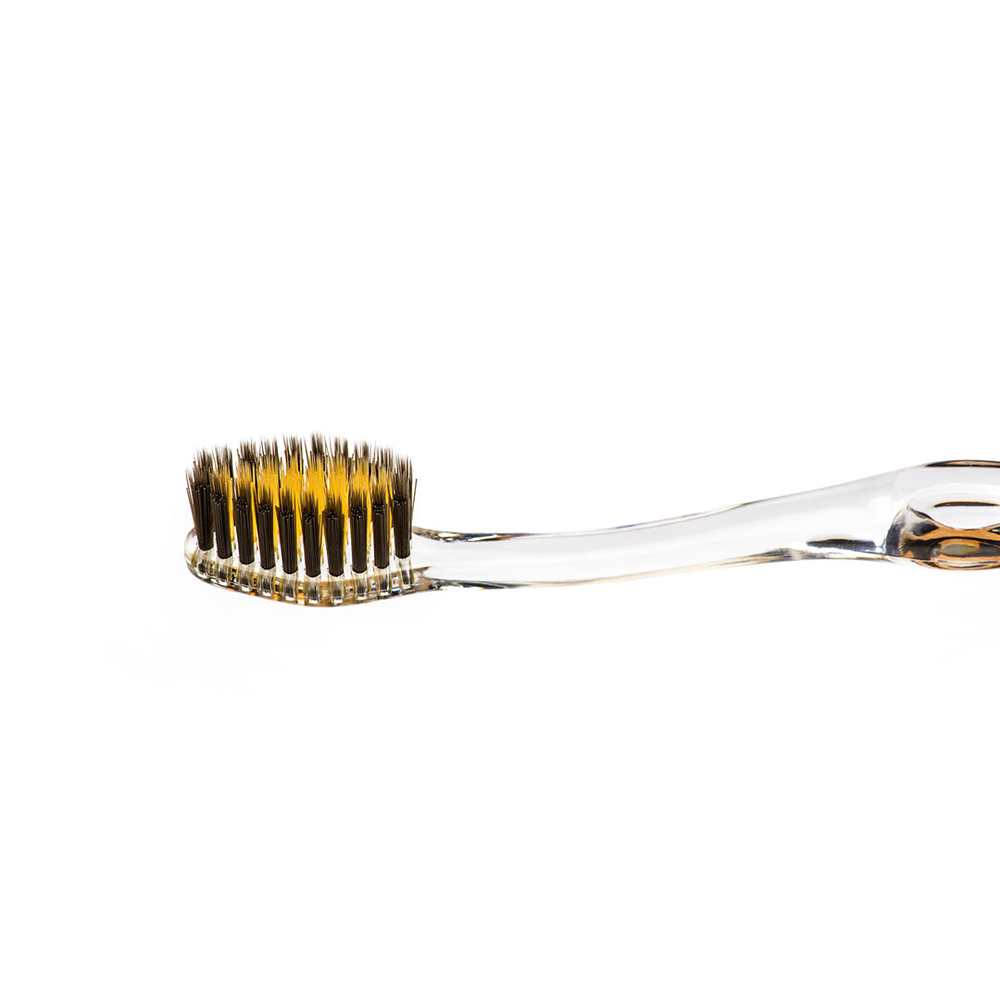 nano-b Gold & Charcoal Toothbrush Soft thumbnail 2