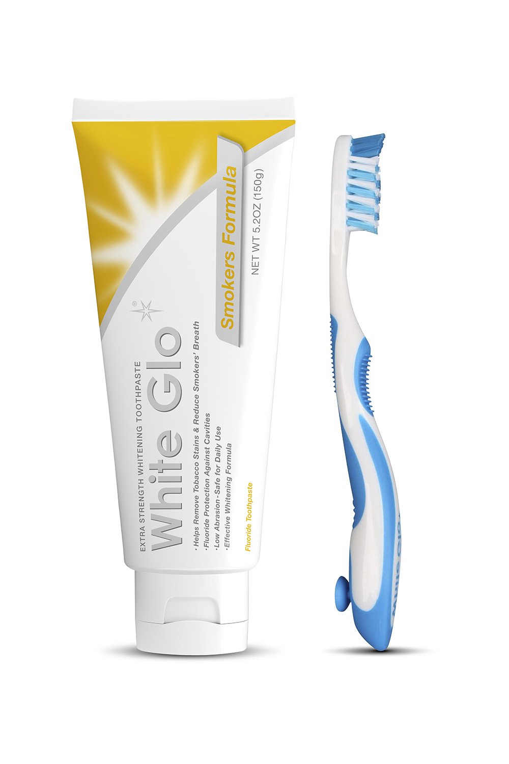 White Glo Smokers Formula Whitening Toothpaste With Toothbrush - 150 g thumbnail 2