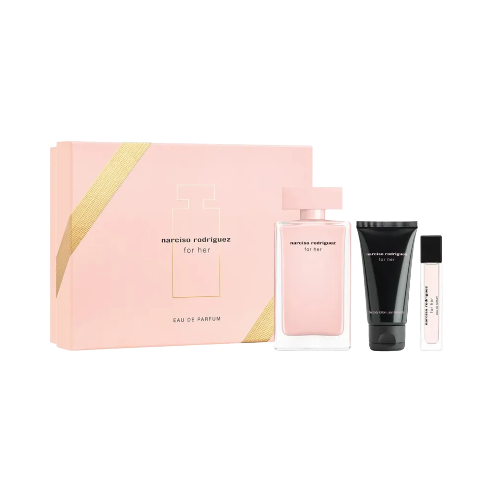 Narciso Rodriguez For Her Gift Set (100 ml + 10 ml + 50 ml) thumbnail 1