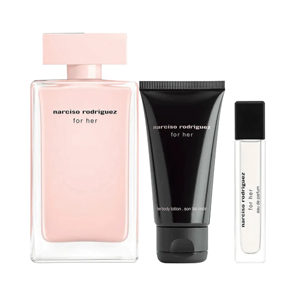 Narciso Rodriguez For Her Gift Set (100 ml + 10 ml + 50 ml) thumbnail 2