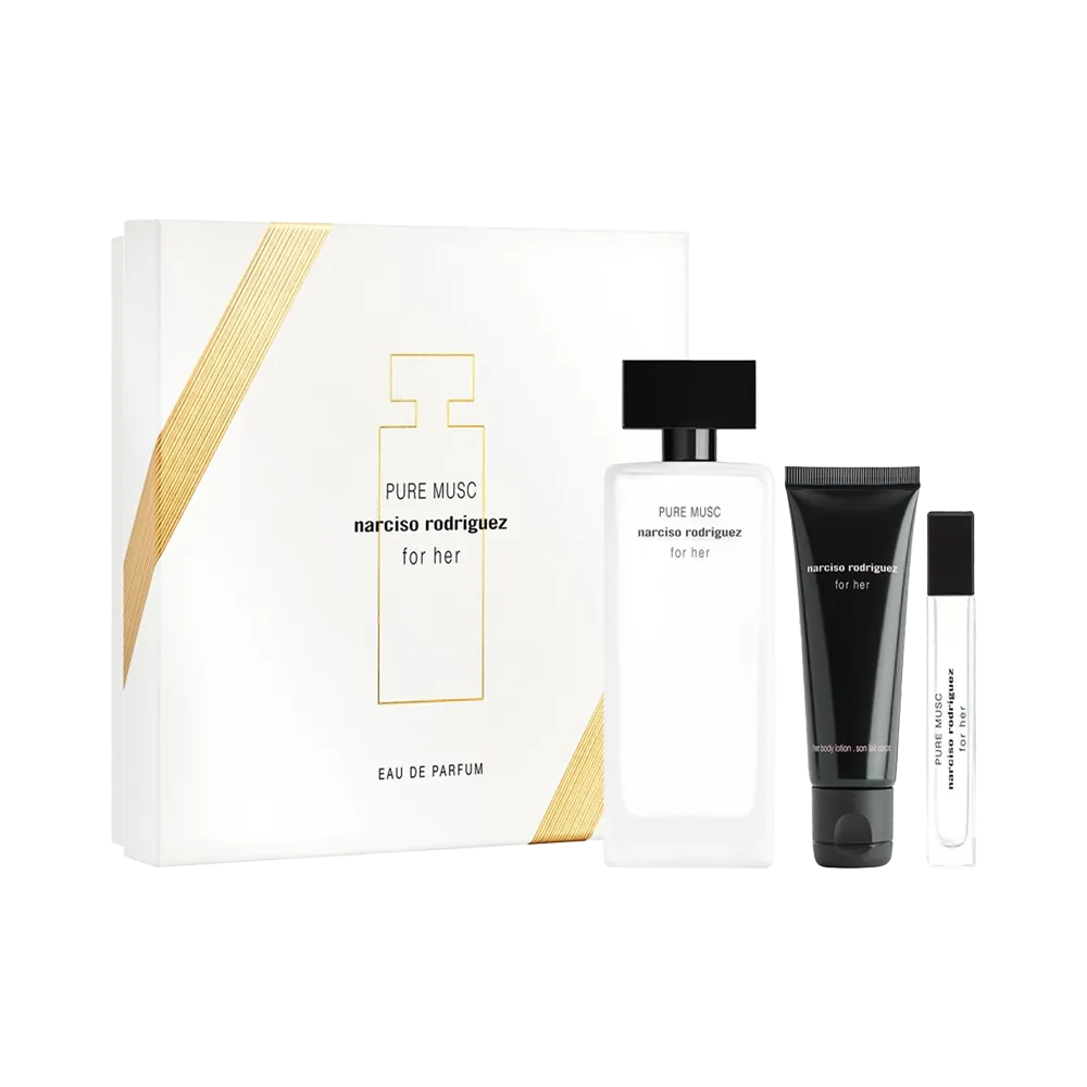 Narciso Rodriguez Pure Musc Gift Set (100 ml + 50 ml + 10 ml) thumbnail 1