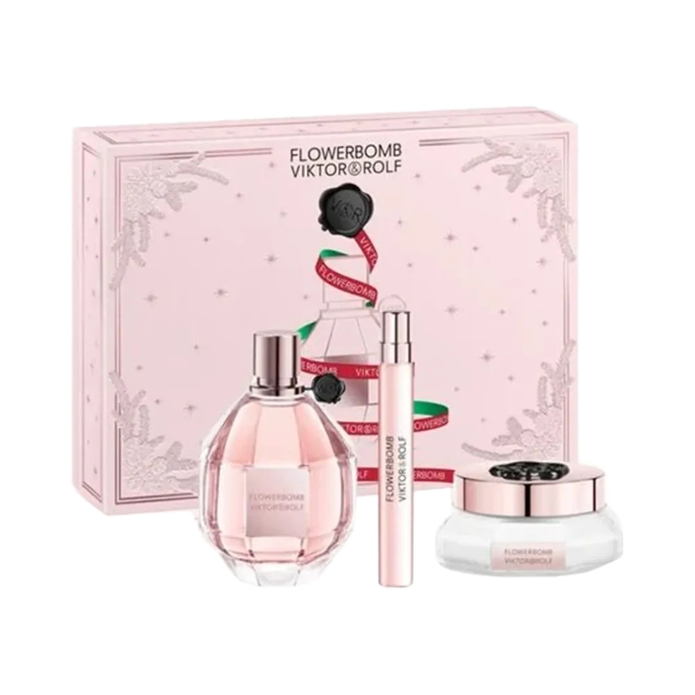 Viktor & Rolf Flowerbomb Women Gift Set (100 ml + 10 ml + 200 ml) thumbnail 3