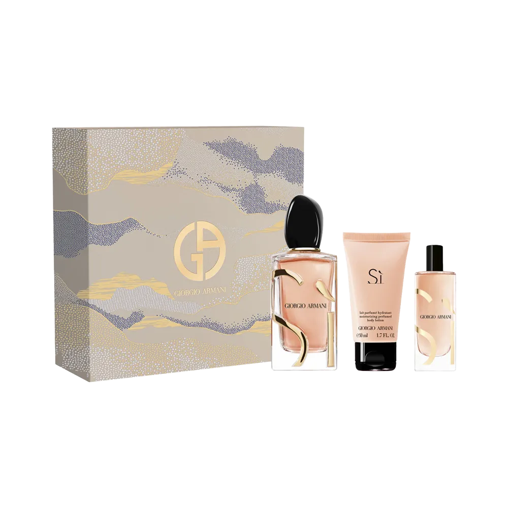 Giorgio Armani Si Eau de Parfum Intense & Body Lotion Gift Set thumbnail 1