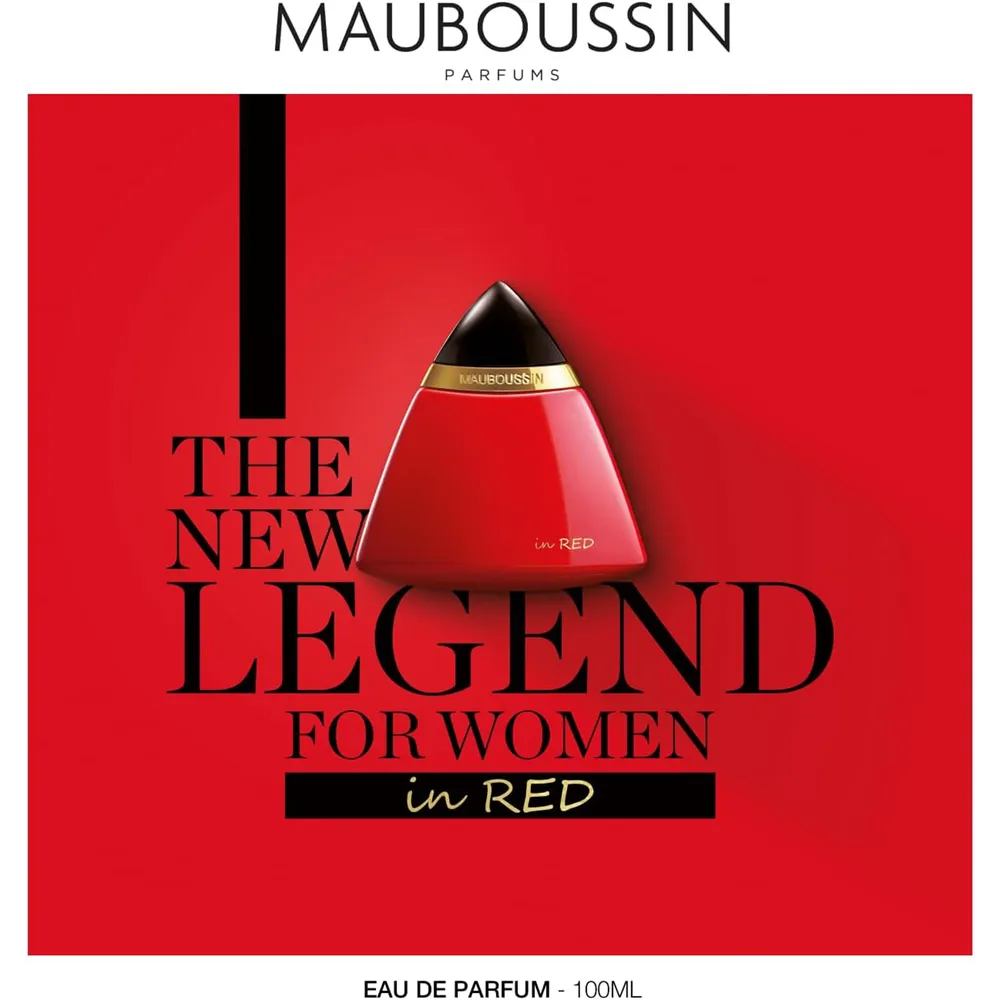 Mauboussin in Red Eau De Parfum For Women - 100 ml thumbnail 3