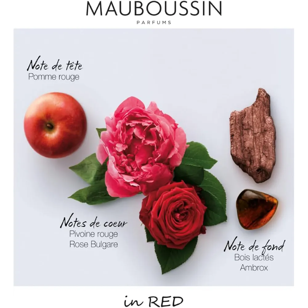 Mauboussin in Red Eau De Parfum For Women - 100 ml thumbnail 5