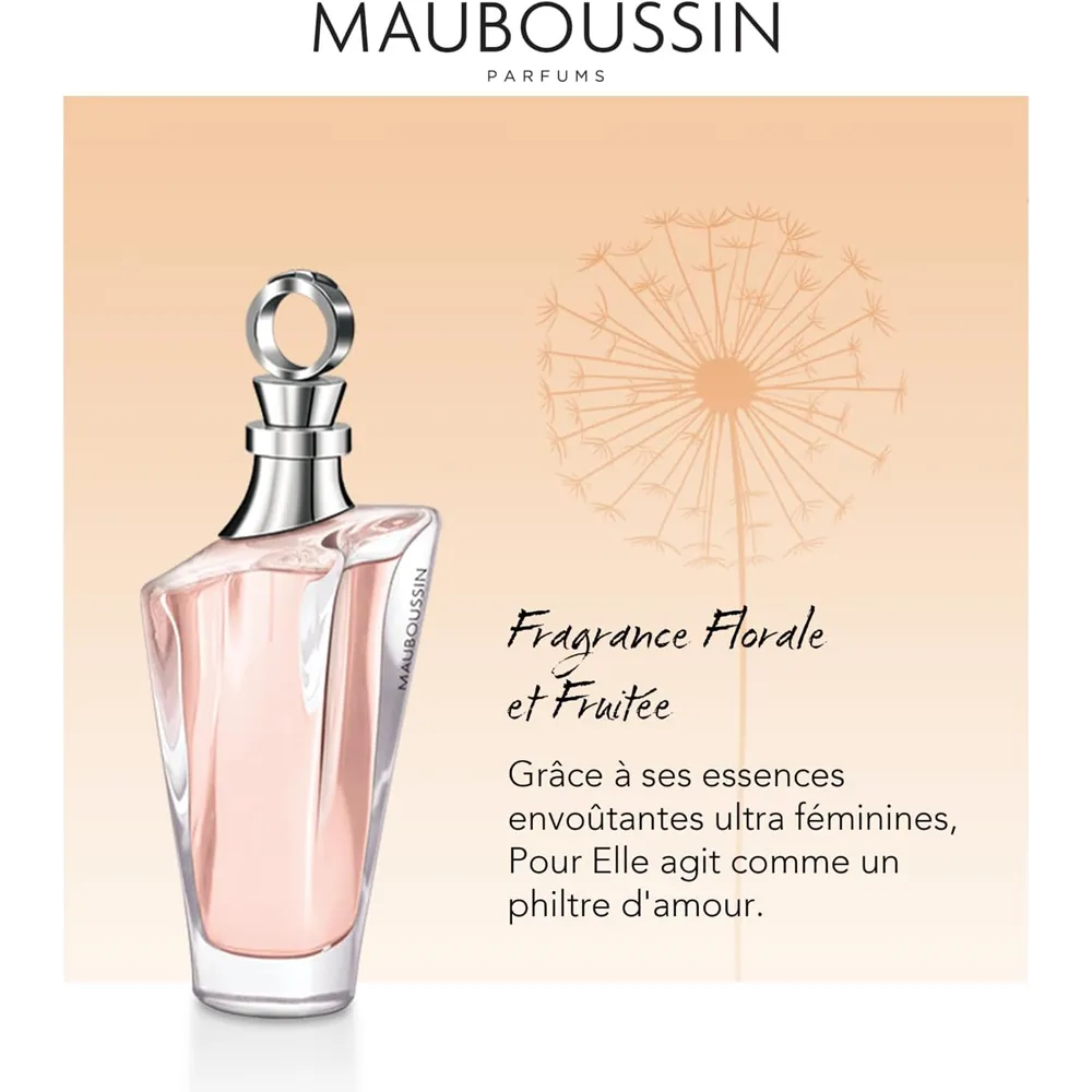 Mauboussin Pour Elle Eau De Parfum For Women - 100 ml thumbnail 3