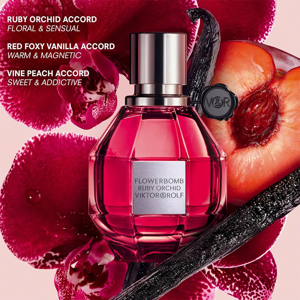 Viktor & Rolf Flowerbomb Ruby Orchid Eau De Parfum For Women - 100 ml thumbnail 2