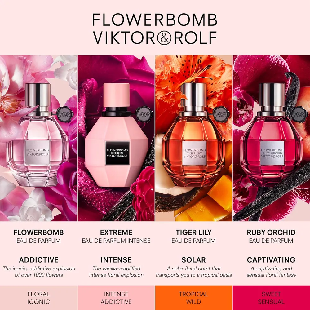 Viktor & Rolf Flowerbomb Ruby Orchid Eau De Parfum For Women - 100 ml thumbnail 7