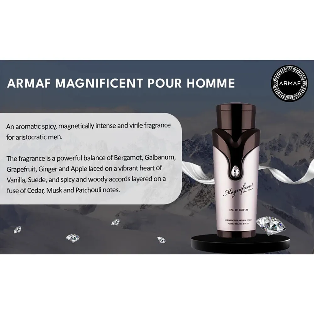ARMAF Magnificent Eau De Parfum - 100 ml thumbnail 4