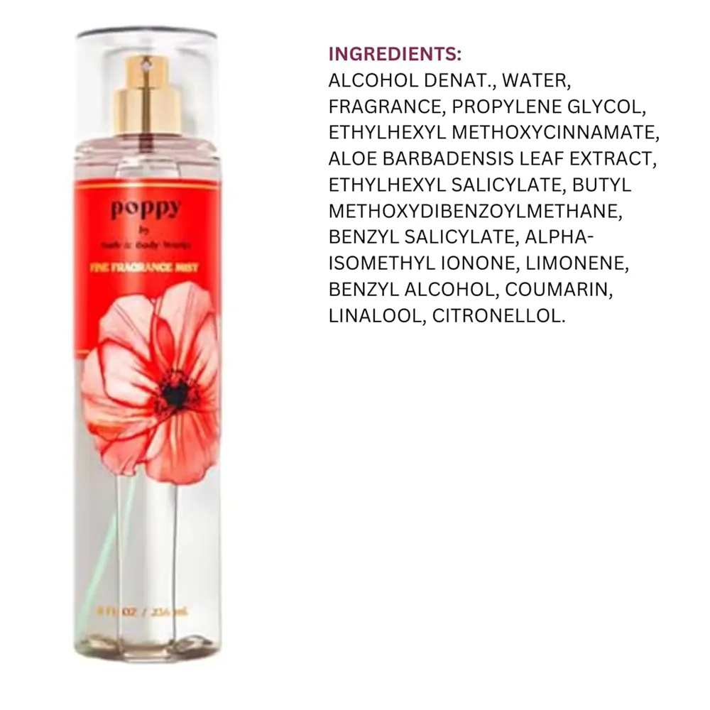 Bath & Body Works Poppy Fine Fragrance Mist - 236 ml thumbnail 4