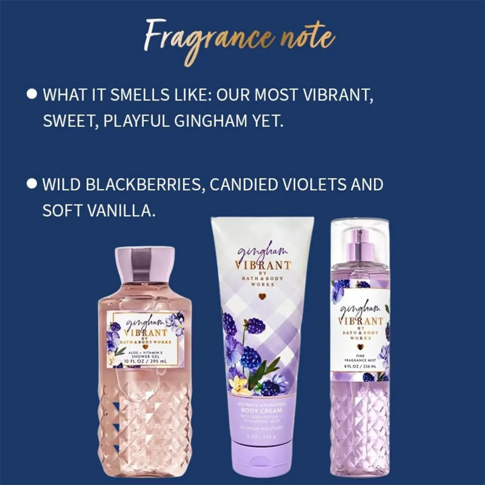 Bath & Body Works Gingham Vibrant Fine Fragrance Mist - 236 ml thumbnail 3