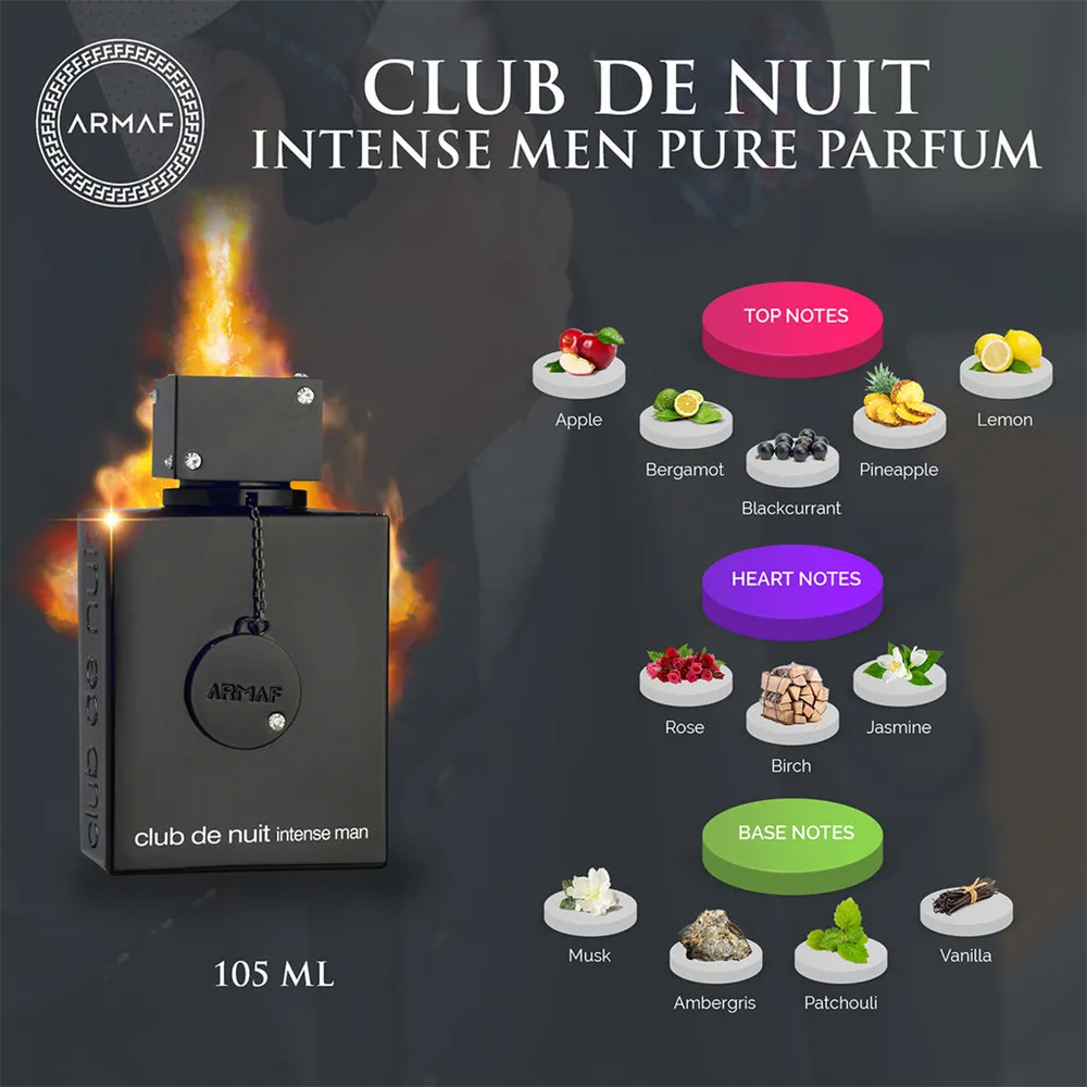 ARMAF Club De Nuit Intense Eau De Toilette - 105 ml thumbnail 6
