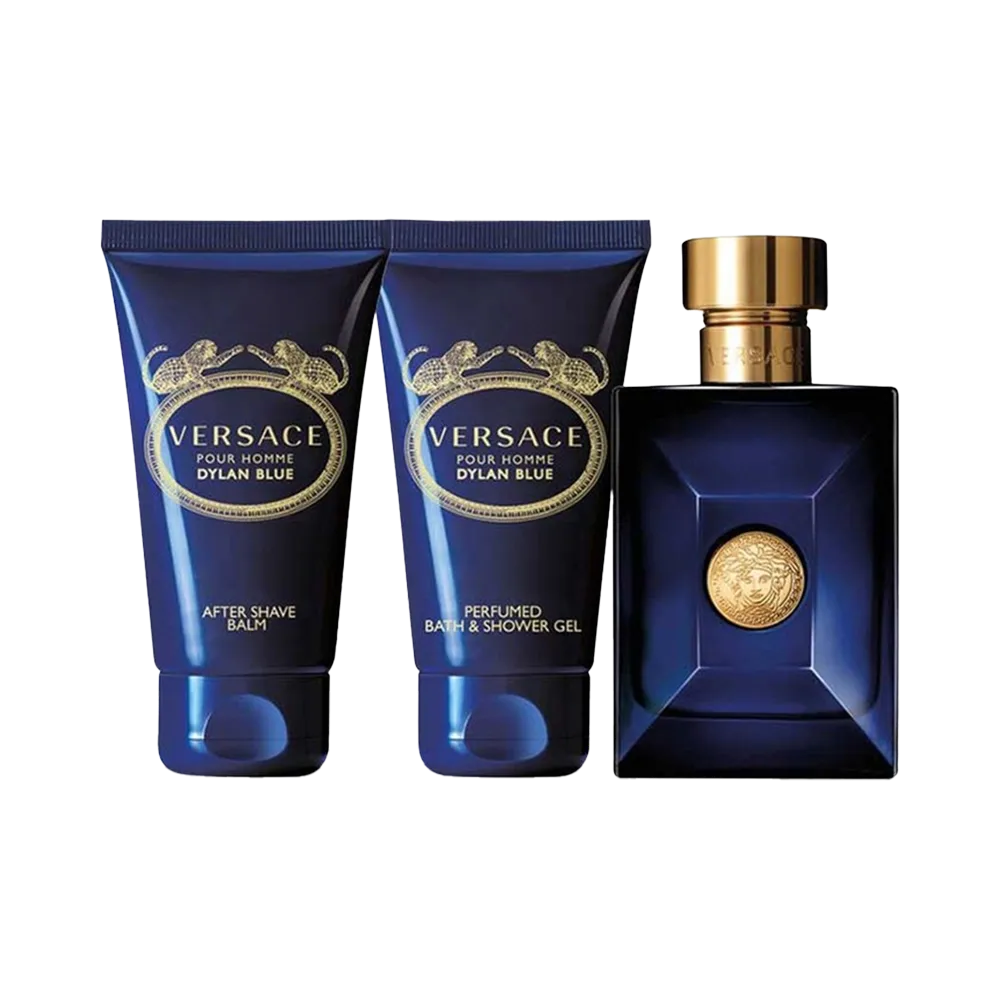 Versace Pour Homme Dylan Blue Gift Set (50 ml + 50 ml + 50 ml) thumbnail 1