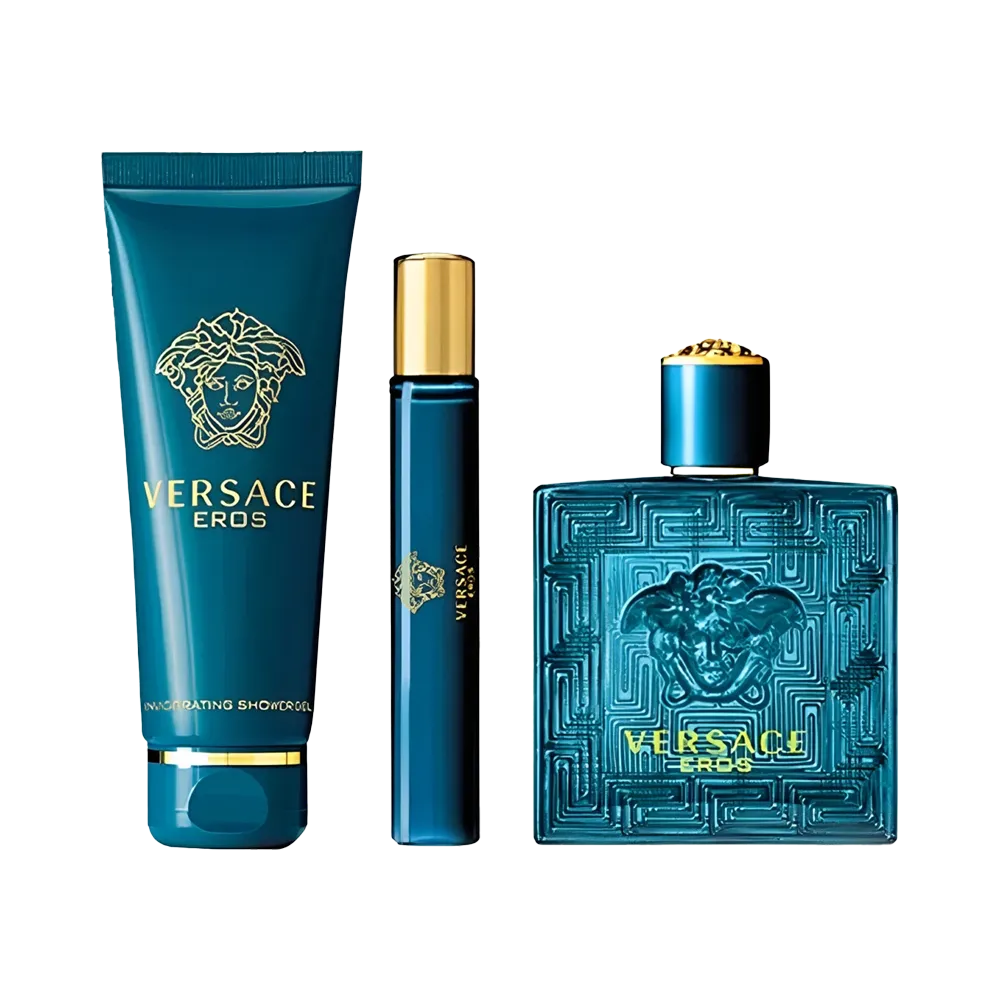 Versace Eros Gift Set (150 ml + 100 ml + 10 ml) thumbnail 1