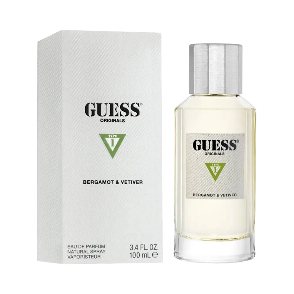 Guess Originals Type 1 Bergamot & Vetiver Eau De Parfum - 100 ml thumbnail 2