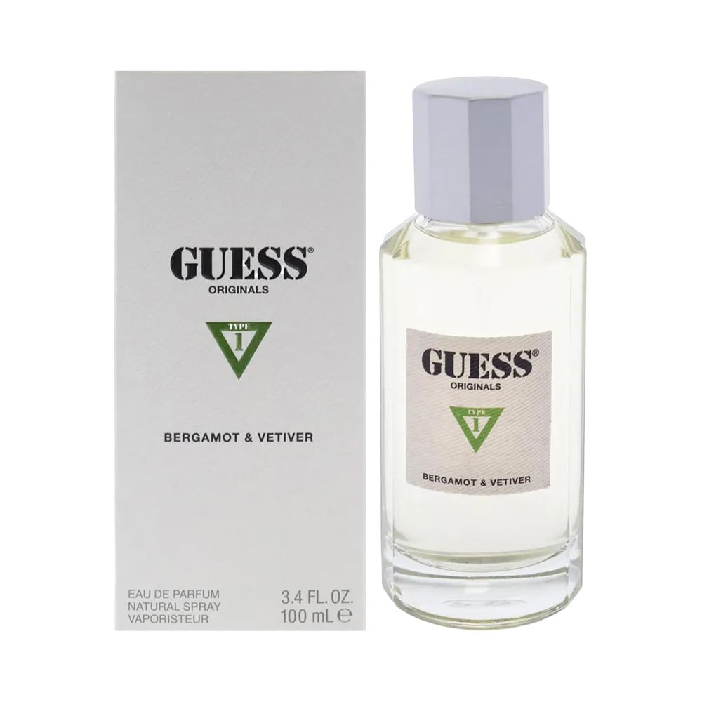 Guess Originals Type 1 Bergamot & Vetiver Eau De Parfum - 100 ml thumbnail 3