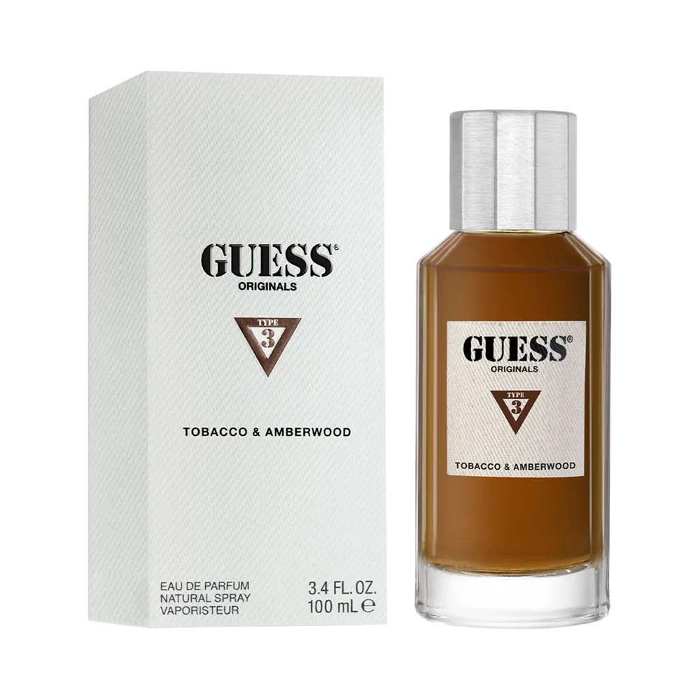 Guess Originals Type 3 Tobacco & Amberwood Eau De Parfum - 100 ml thumbnail 2