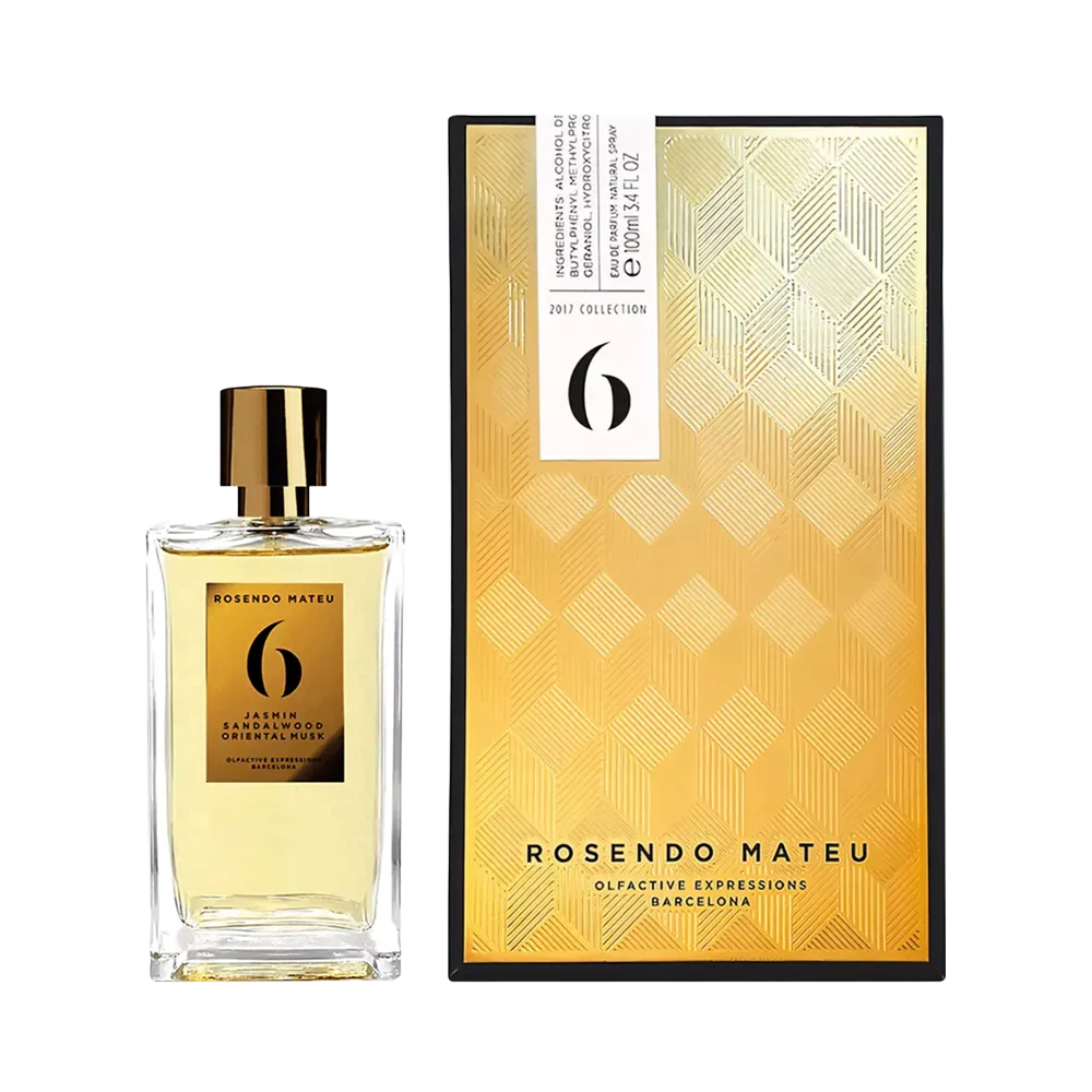 Rosendo Mateu 6 Jasmin Sandalwood Oriental Musk Eau De Parfum - 100 ml thumbnail 2
