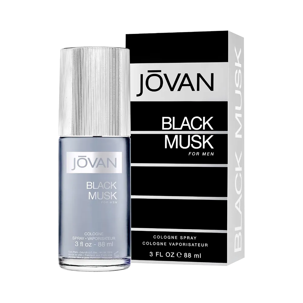 Jovan Black Musk Eau De Cologne - 88 ml thumbnail 2