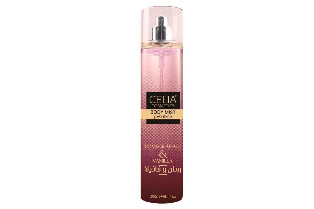 Celia Cosmetics Pomegranate & Vanilla Body Mist - 250 ml thumbnail 1