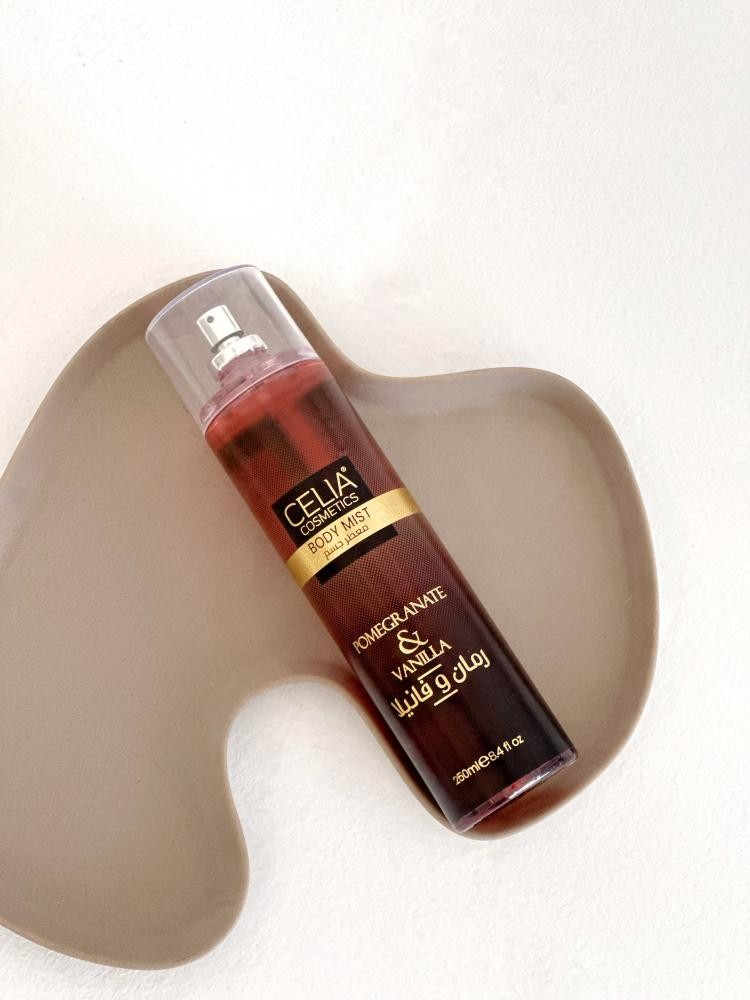 Celia Cosmetics Pomegranate & Vanilla Body Mist - 250 ml thumbnail 3