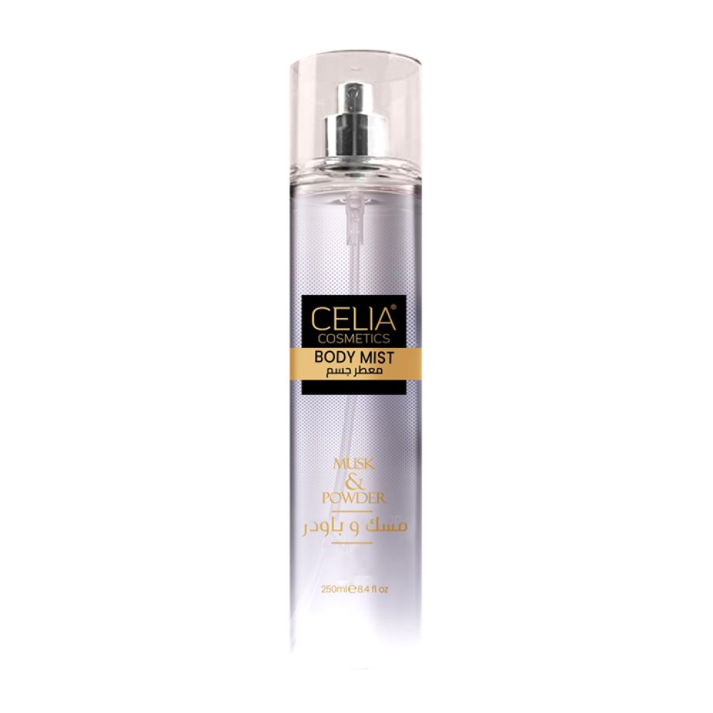 Celia Cosmetics Musk And Powder Body Mist - 250 ml thumbnail 1