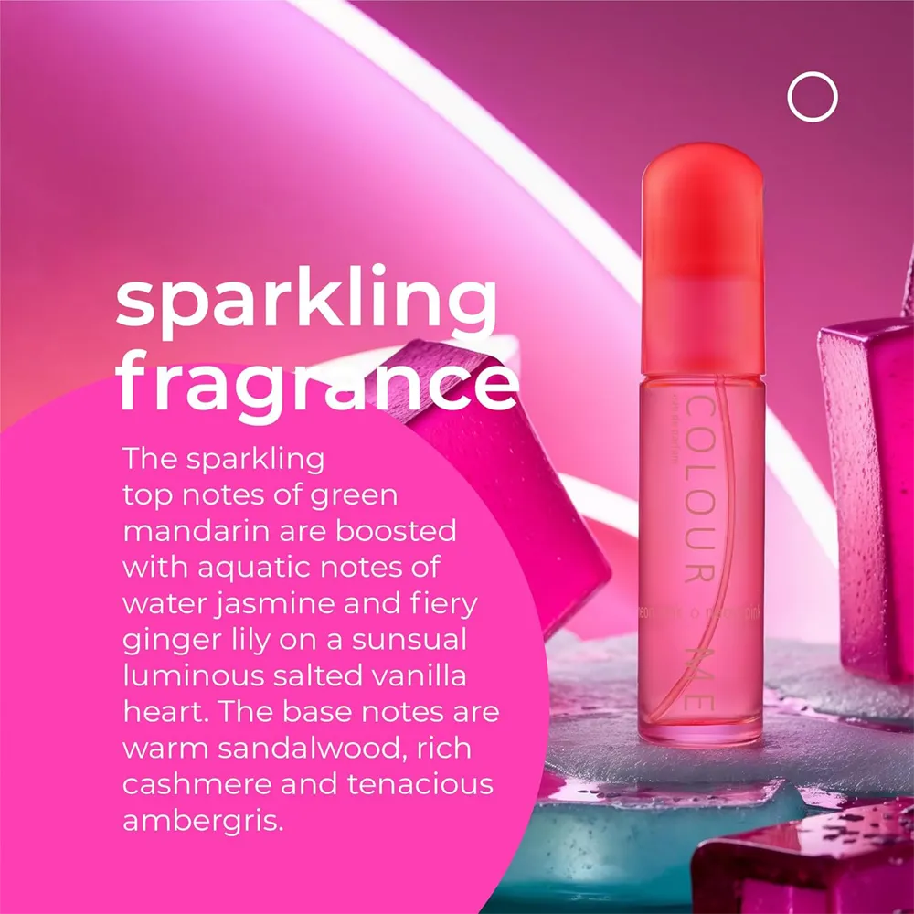 Colour Me Neon Pink Eau De Parfum - 50 ml thumbnail 4
