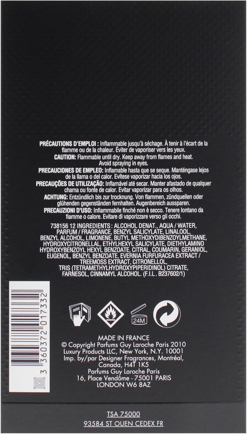 Guy Laroche Drakkar Noir Eau De Toilette - 200 ml thumbnail 4
