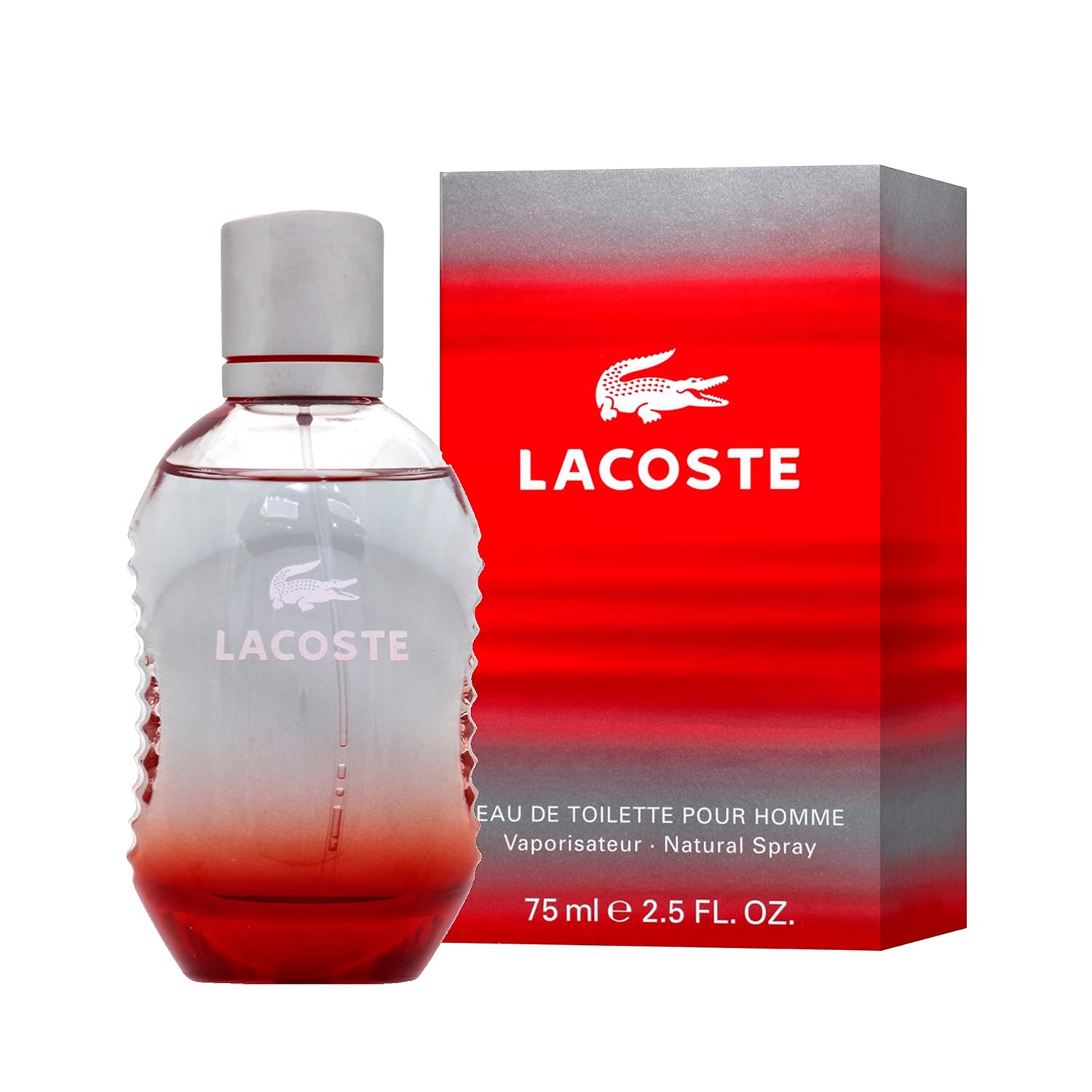 Lacoste Red Pour Homme Eau De Toilette - 75 ml thumbnail 4