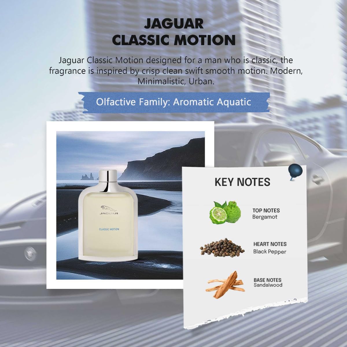 Jaguar Classic Motion Eau De Toilette - 100 ml thumbnail 2