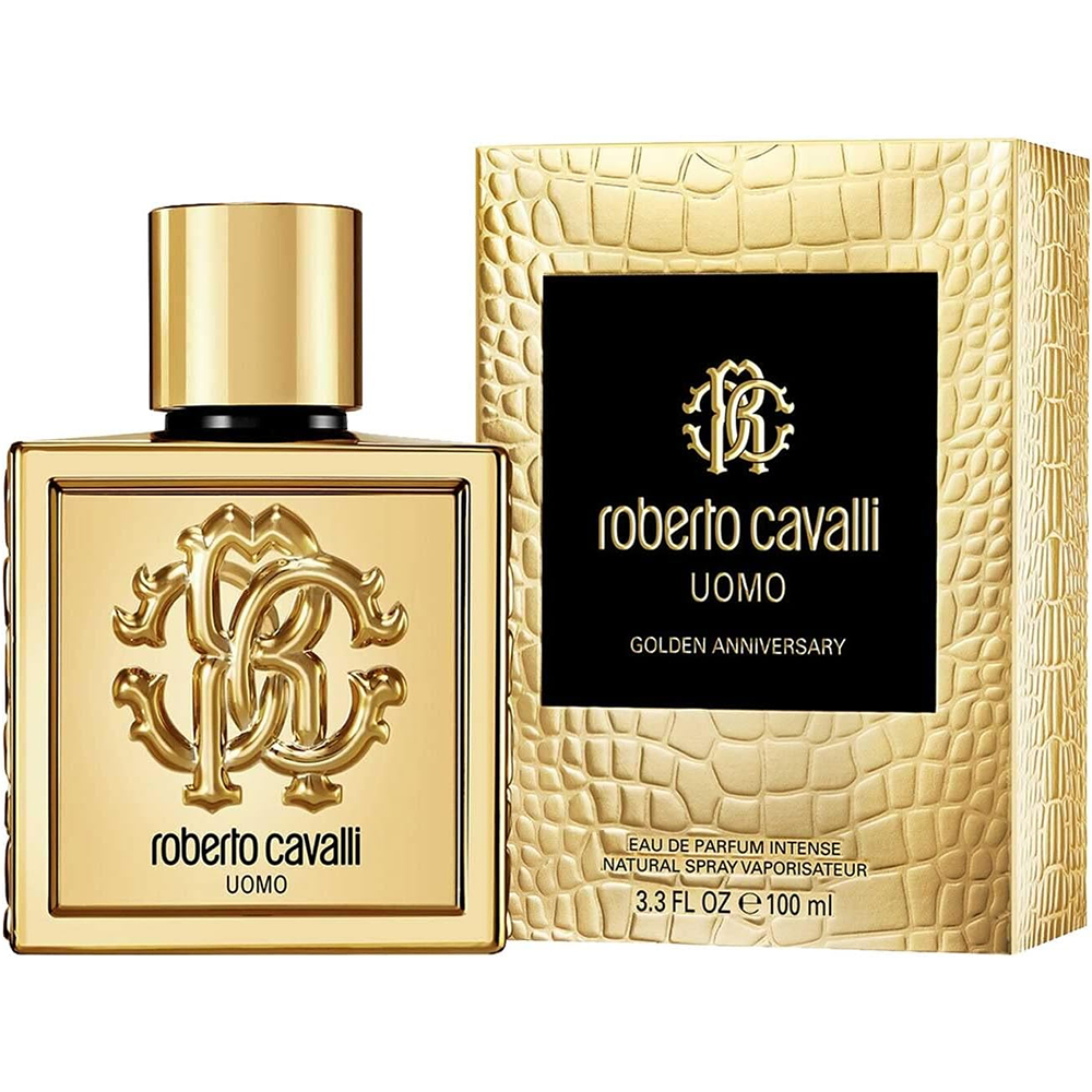 Roberto Cavalli Uomo Golden Anniversary Intense Eau De Parfum - 100 ml thumbnail 2