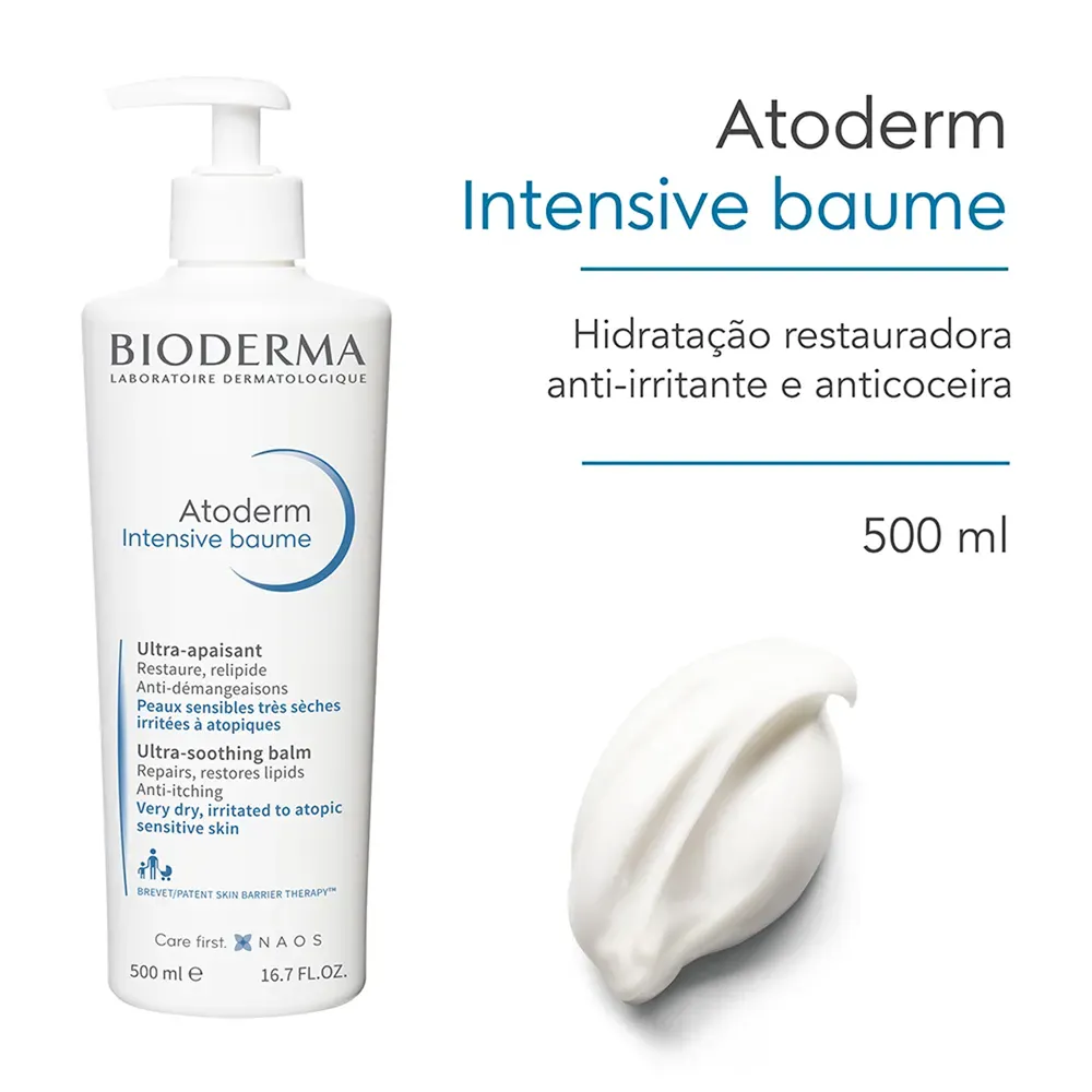 Bioderma Atoderm Intensive Baume Ultra-Soothing Balm - 500 ml thumbnail 2