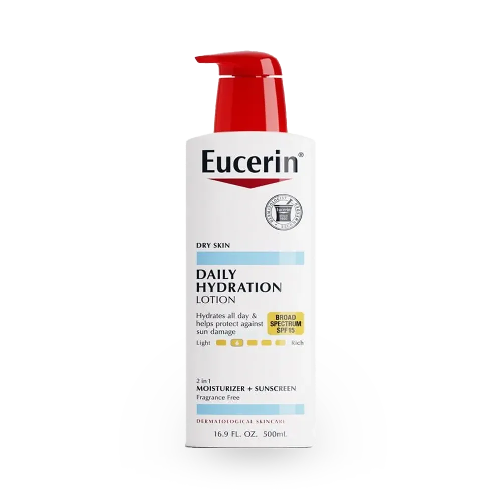 Eucerin Daily Hydration Lotion with Broad Spectrum SPF 15 - 500 ml thumbnail 1