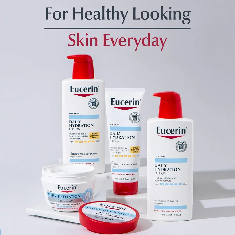Eucerin Daily Hydration Lotion with Broad Spectrum SPF 15 - 500 ml thumbnail 7