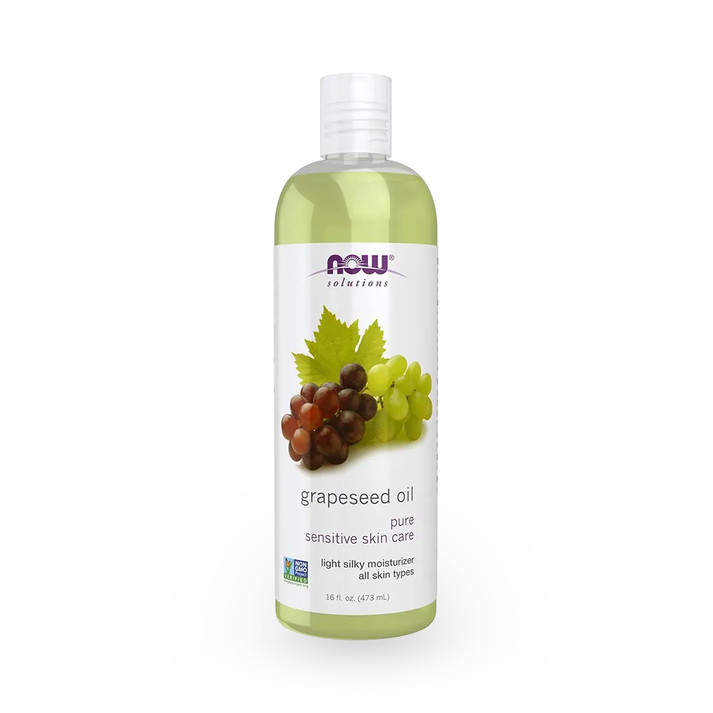 Now Solutions Grapeseed Oil - 473 ml thumbnail 1