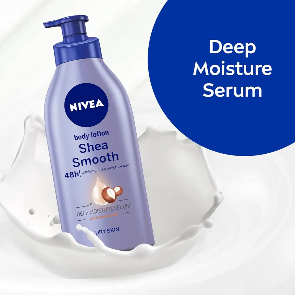 Nivea Shea Smooth Body Lotion - 625 ml thumbnail 4