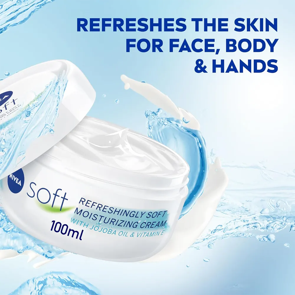 Nivea Soft Cream - 100 ml thumbnail 2